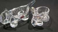 Cristal exclusiv,rar,unicat,JANNES LE CHATEL,manufactura,2 piese.