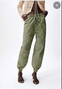 Joggers Zara Army masura S