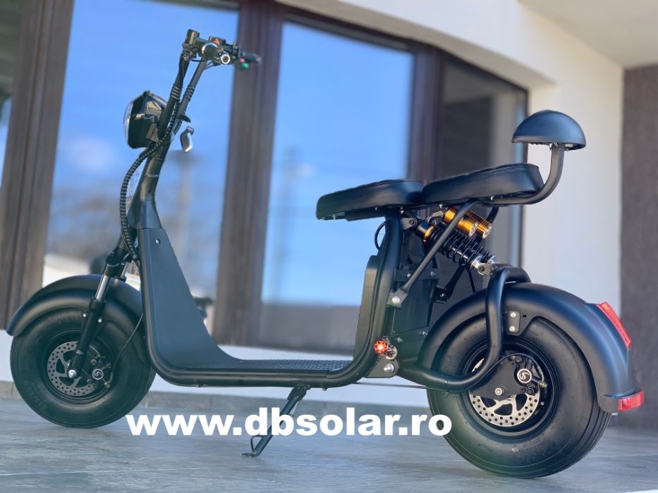 SCOOTER ELECTRIC 12Ah 40Km Autonomie Scuter Suspensii Harley SIGILAT‼️