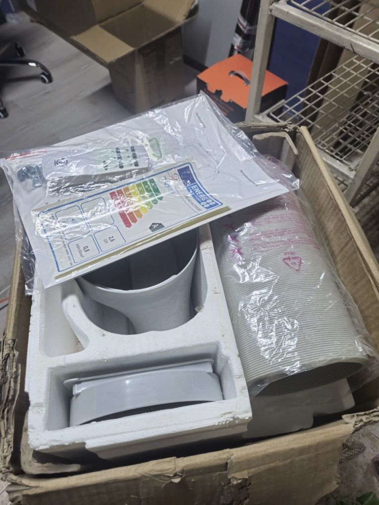 3 в 1 мобилен климатик 7000 BTU - Охлаждане, Обезвлажняване, Вентилаци