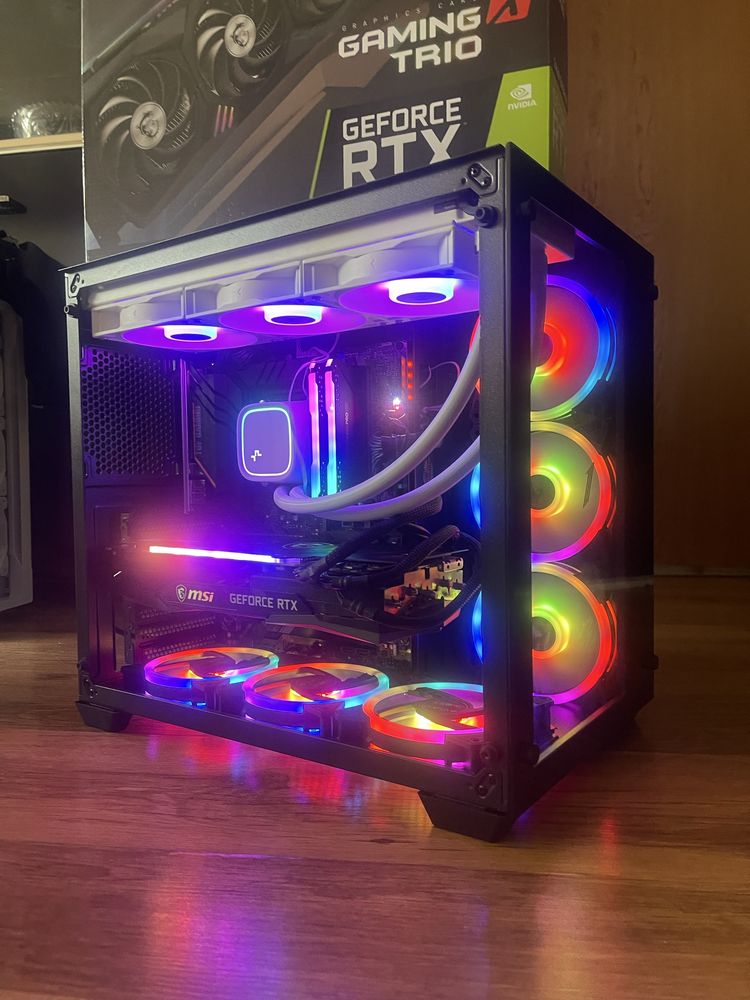 Геймърски компютър/ I7 11700KF/Водно/32GB/RTX 3090 24GB/2TB SSD