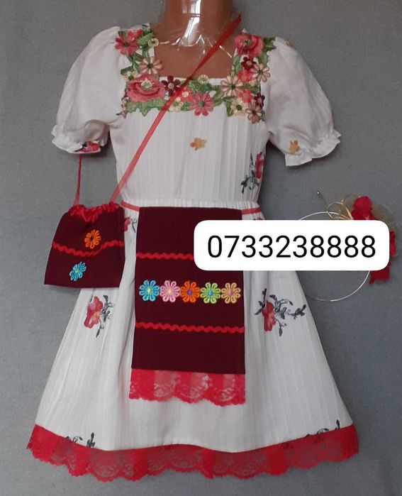 Costum popular pentru copii 3-4-5 ani