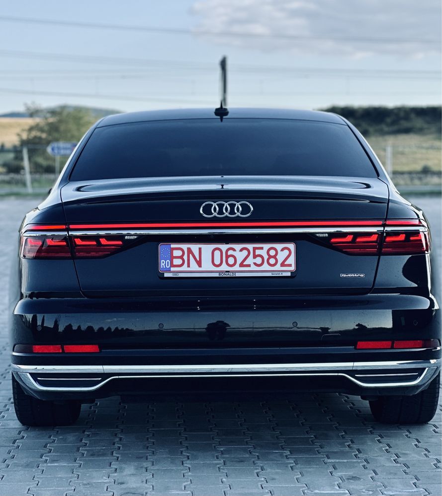 Audi A8 Long An 2019 5,5 TFSI Recent IMATRICULAT numere Negre