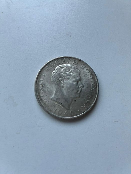100 000 lei 1946 moneda argint 25g stare buna
