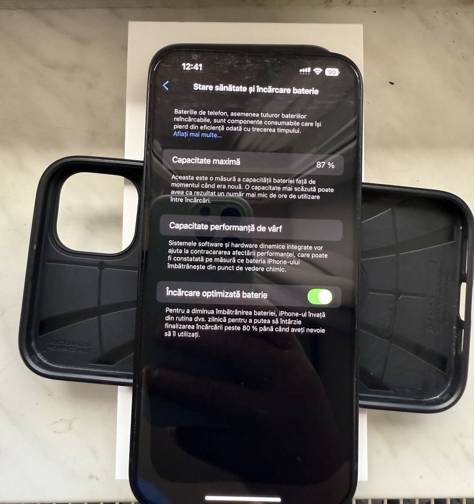 iPhone 14 Plus 128GB, Midnight black, 5G, impecabil