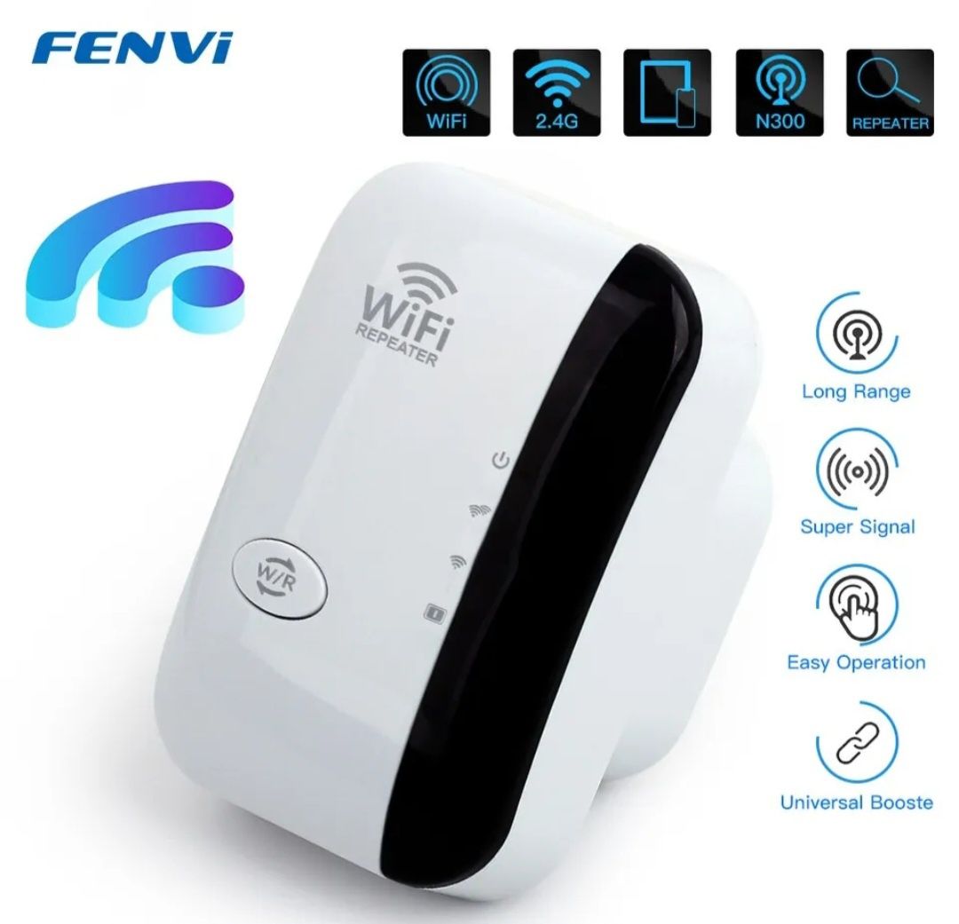 Amplificator semnal Wireless, WiFi Repeater, 300 Mbps, 2.4 GH