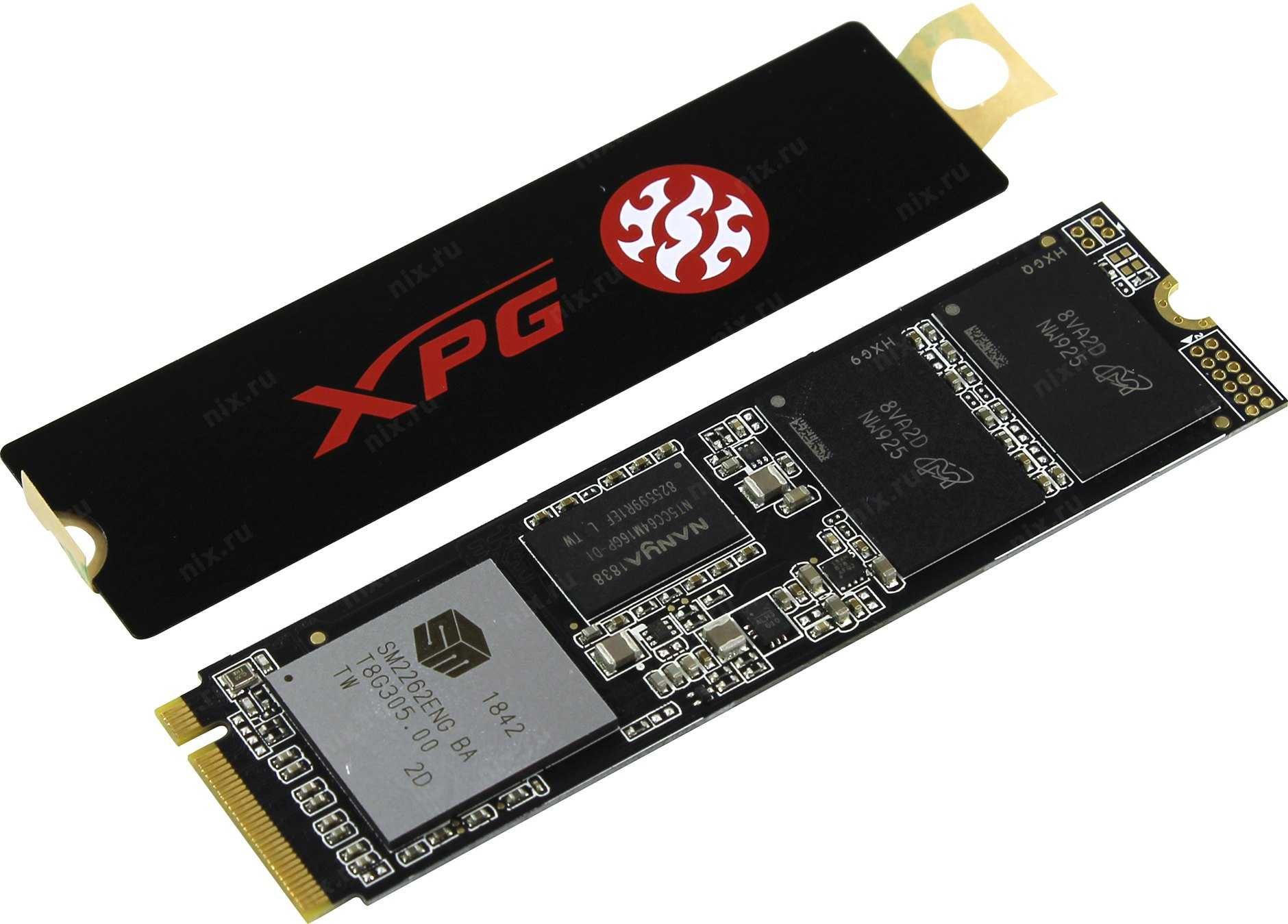 256gb SSD M.2 NVMe 1.3 A-Data XPG SX8200 Pro и 128gb m2 ssd Foresee