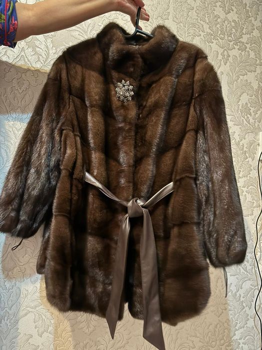 Шуба норковая, новая, стильная, размер 46,48