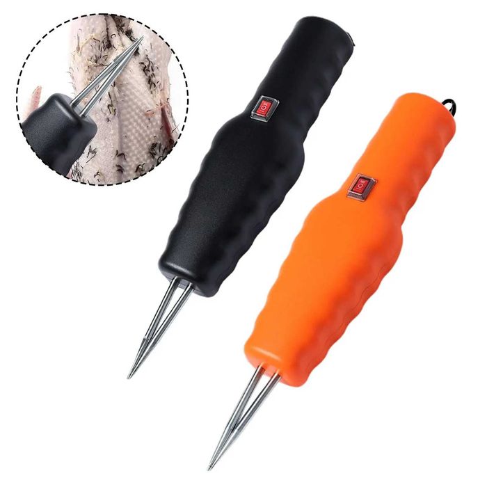 Smulgator electric de pasari, pui, rate, gaste, Portocaliu