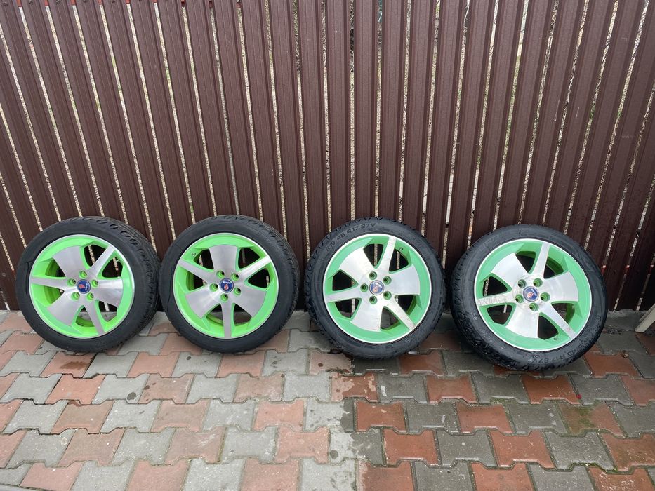 Jante 5X110 + anvelope 215/45R17 vara