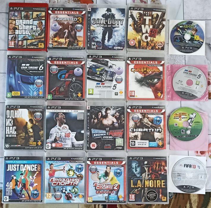 Игры на пс3 на дисках