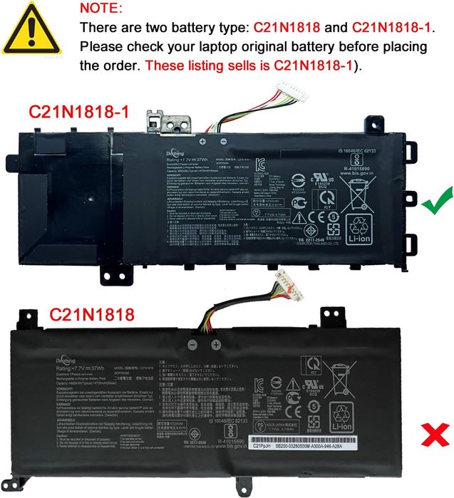 baterie laptop asus vivobook 15