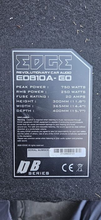 Vand sau schimb cu Dewalt sau Milwaukee ofer diferenta Subwoofer Edge