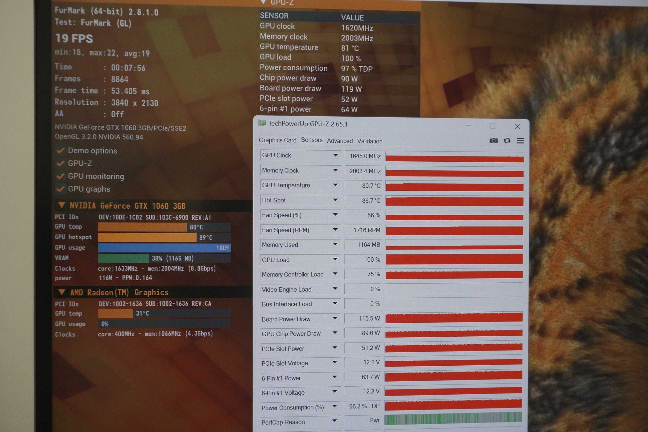 Видеокарта GTX 1060 3GB HP / вкл ДДС / Гаранция 3мес