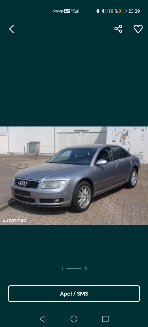 Dezmembrez Audi a8 d3 motor 3.0tdi 233cp cod motor  ASB