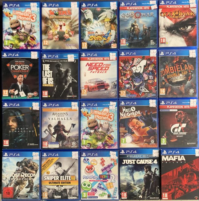 Playstation 4 Плейстейшън 4 games PS4, игри, 30 лв за брой!