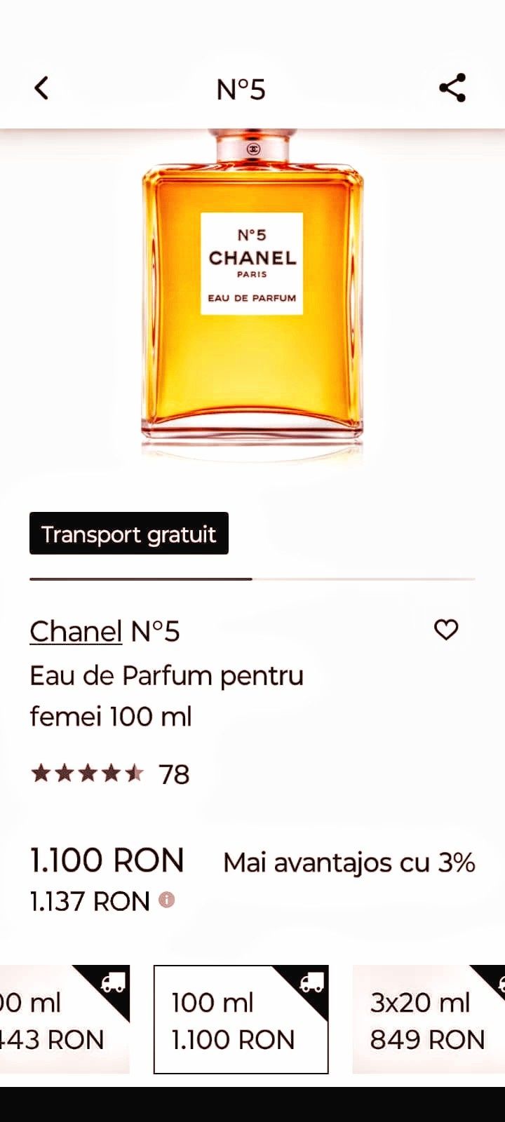 Parfum Femei Coco Chanel nr. 5