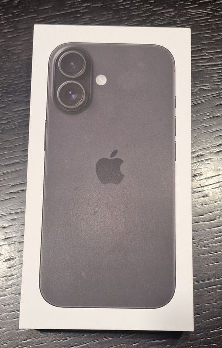 iPhone 16 Black 128GB nou, sigilat