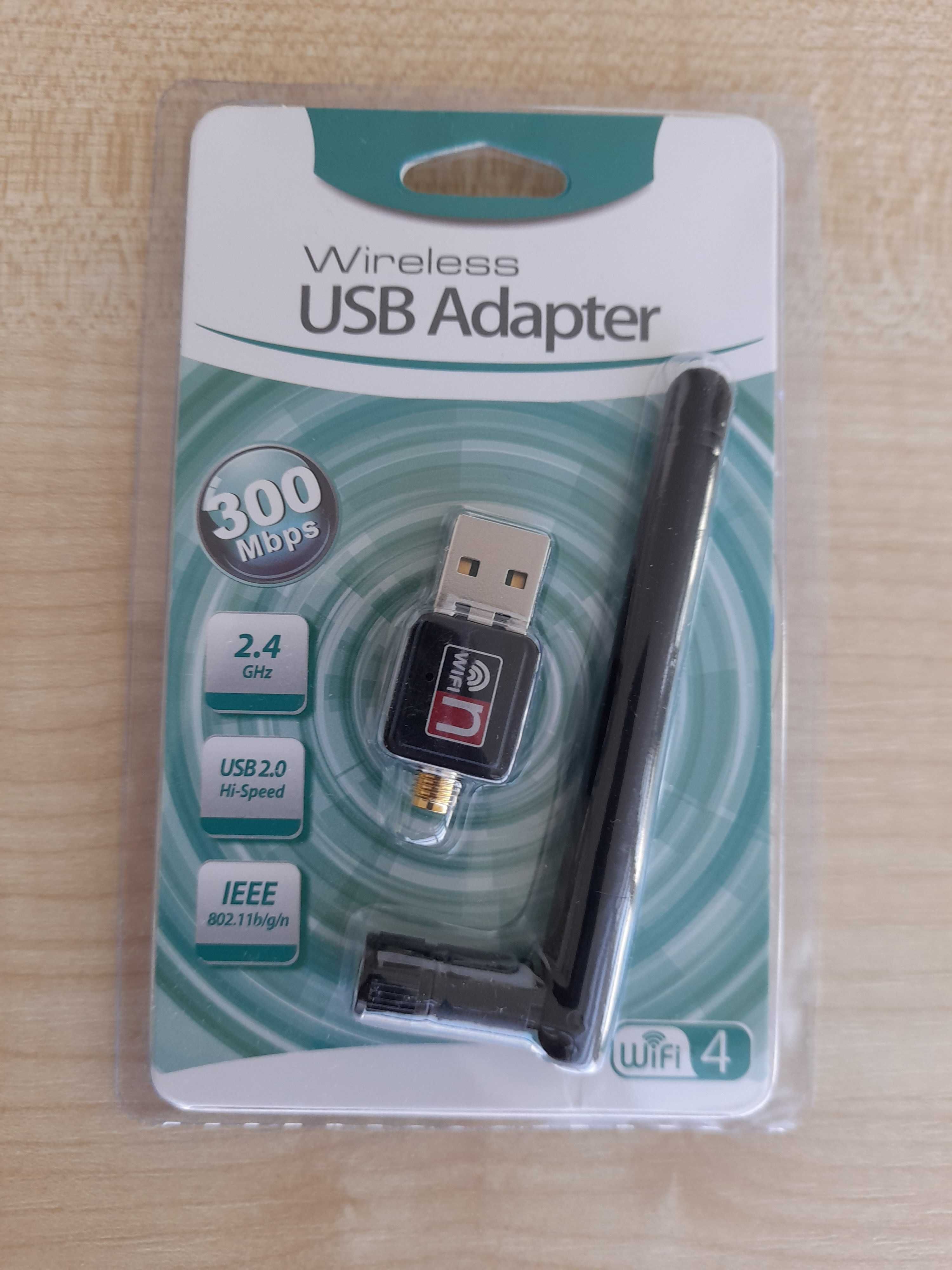NOU! Adaptor wi-fi USB 300 Mbps ANTENA, Stick wireless pentru Internet