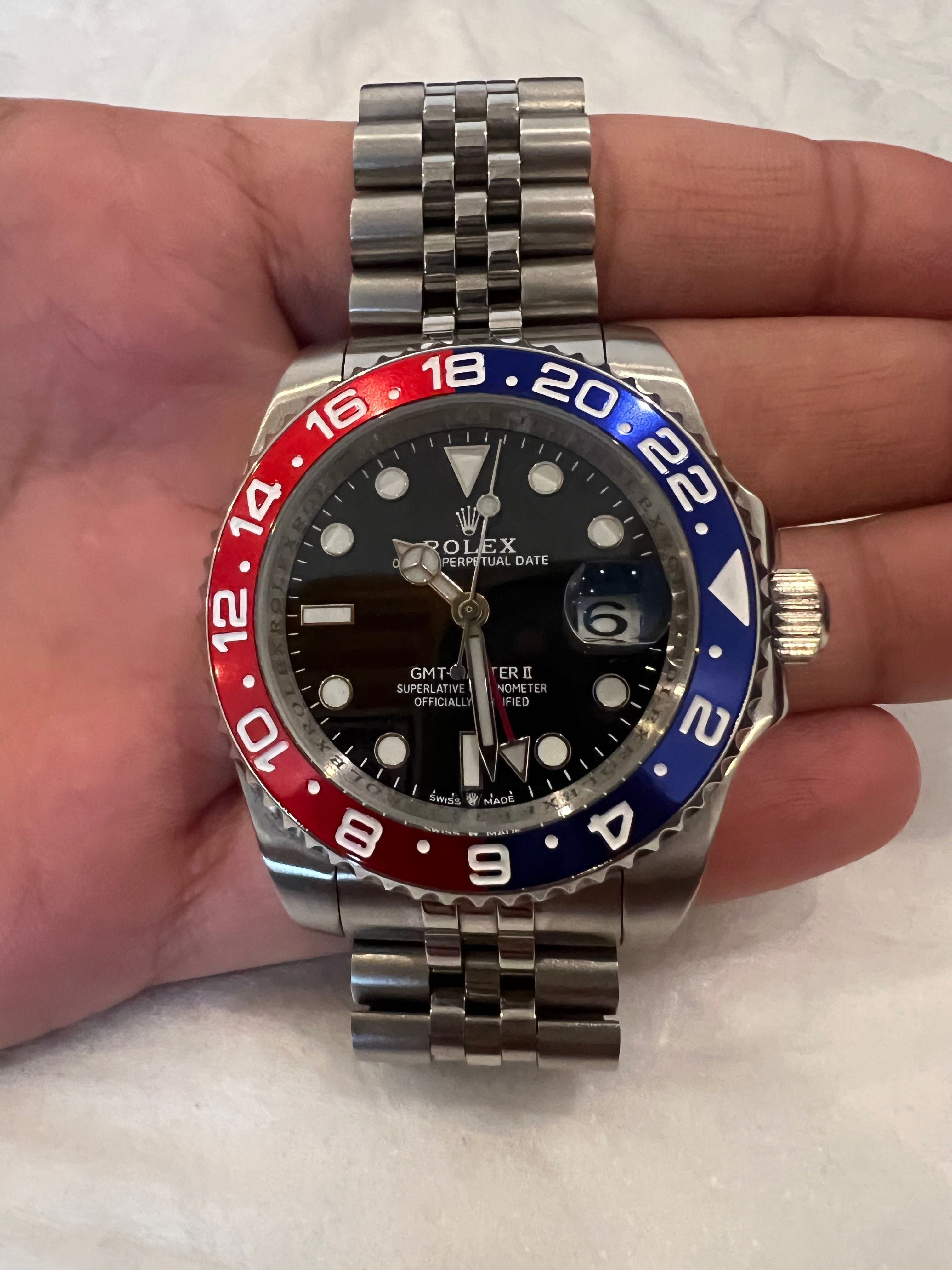 Rolex GMT Master II Pepsi Мъжки Автоматичен Часовник