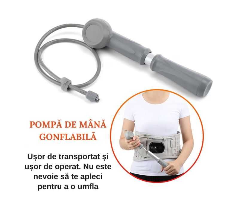 Centura decompresie lombara profesionala, 3 moduri de Incalzire