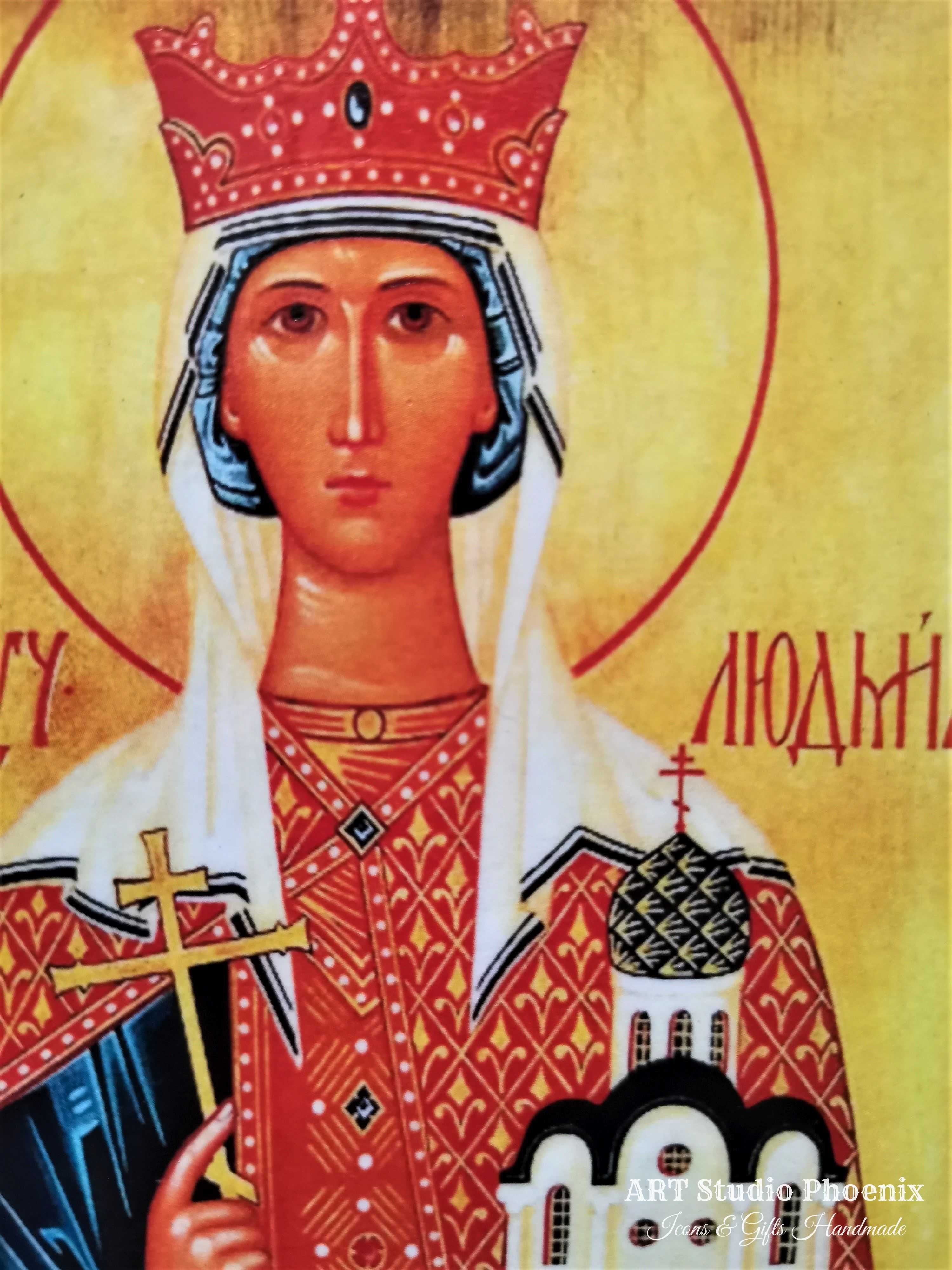 Икона на Света Людмила icona sveta liudmila