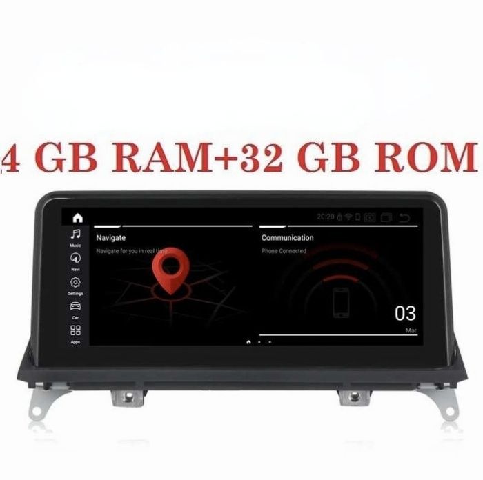 Navigatie Android BMW X5 E70 X6 E71 CCC GPS WIFI USB AUX Waze