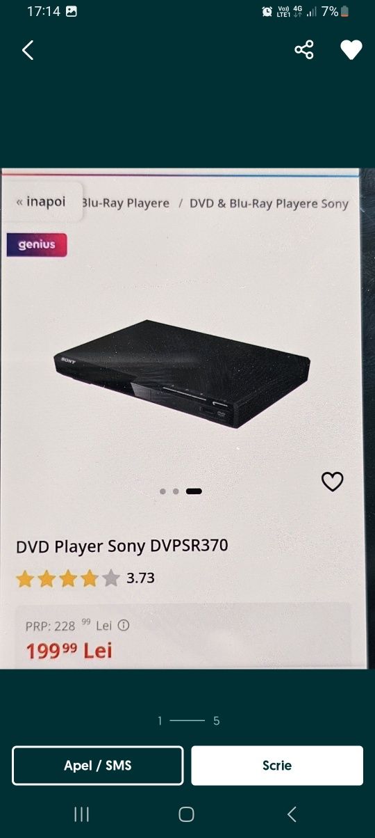 Dvd  player sony