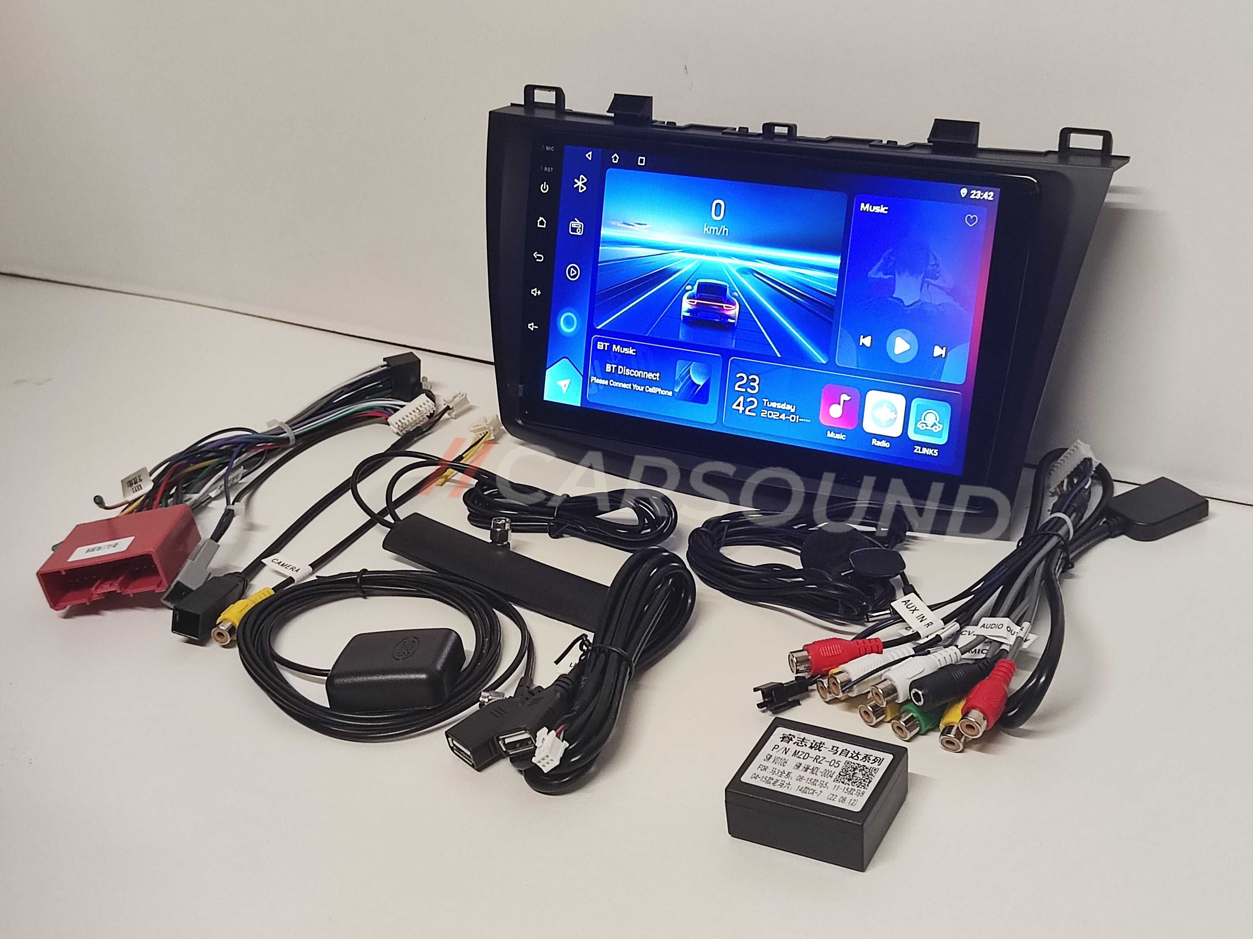 Mazda 3 - 9" Мултимедия Android 14 Мазда 2009-2013 Навигация Андроид