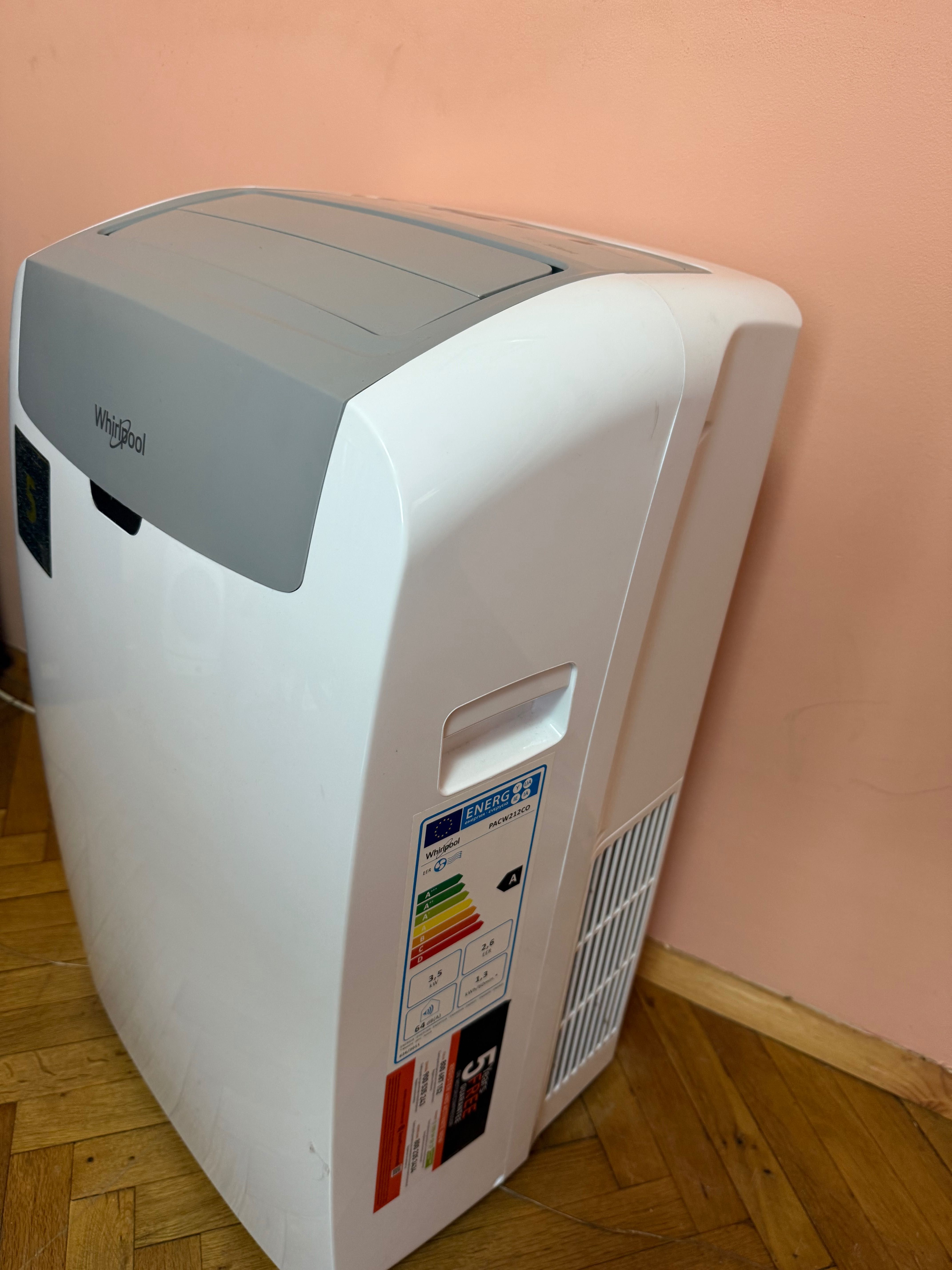 Преносим климатик Whirlpool 12 000 BTU, PACW212CO– КАТО НОВ!