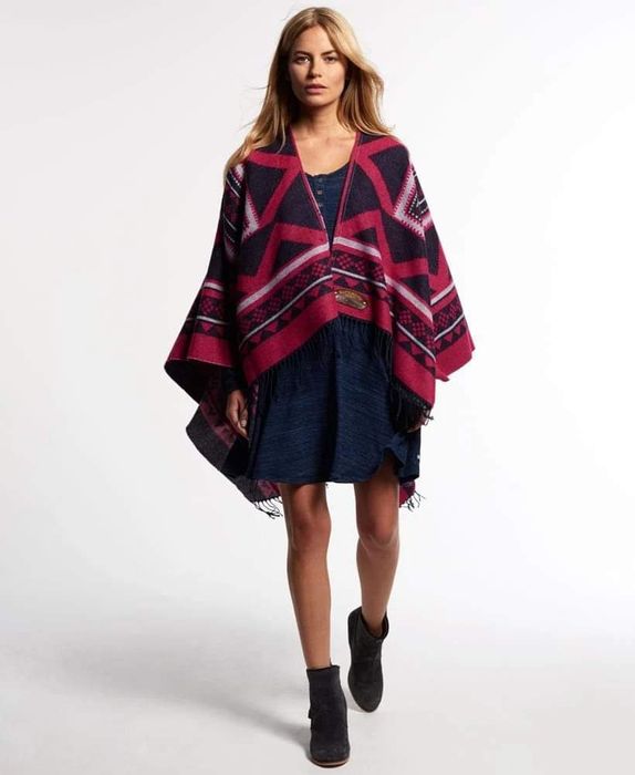 Poncho colorat Superdry
