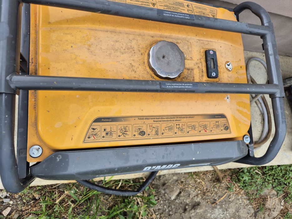 Generator de curent electric monofazic, pe benzina, O-Mac Professional
