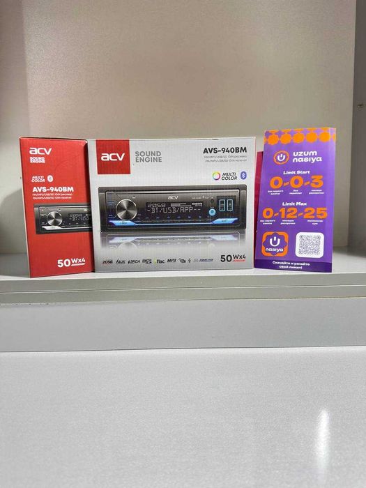 ACV AVS-940BM 1DIN магнитофон  | Naqd + Muddatli to‘lov