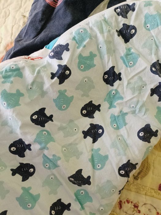 Детски спално чувалче/ чувалче с крачета 90 см,