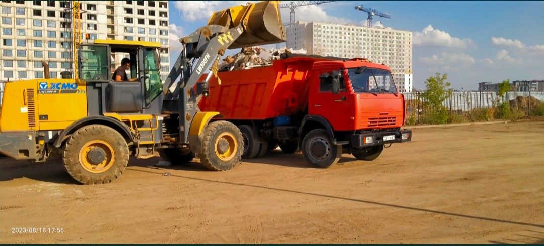 Вывоз мусора КамАЗ
