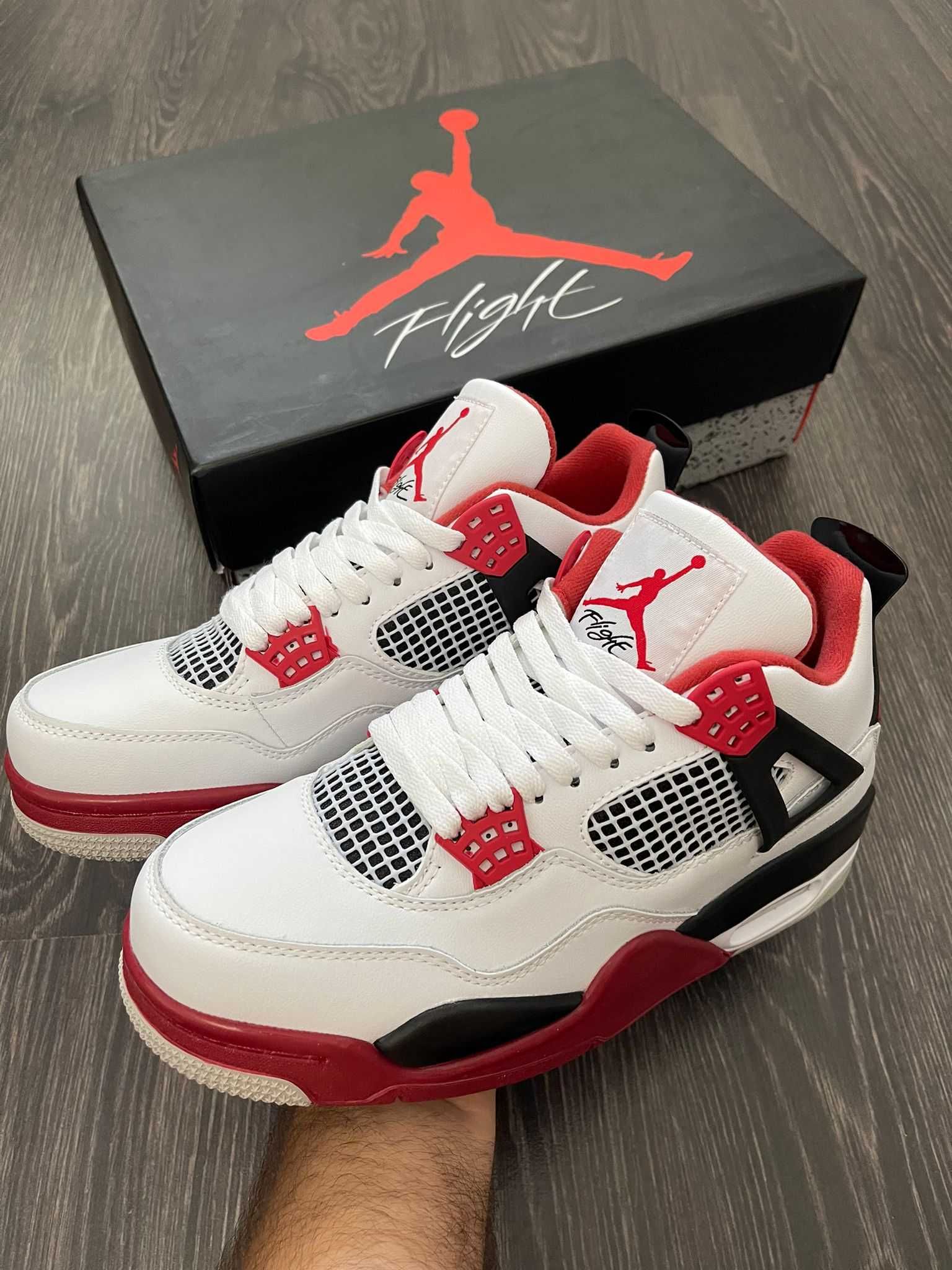 Jordan 4 Red Fire LUXURY l Calitate Premium l Full Box