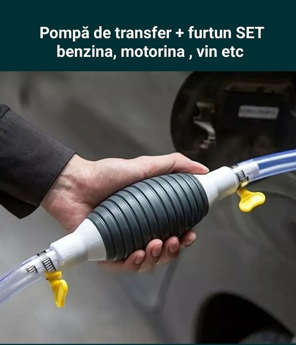 Pompa de transfer+ furtun ( pompa manuala )