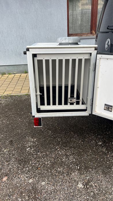 cusca transport caini wt metall montabila pe carligul de remorcare