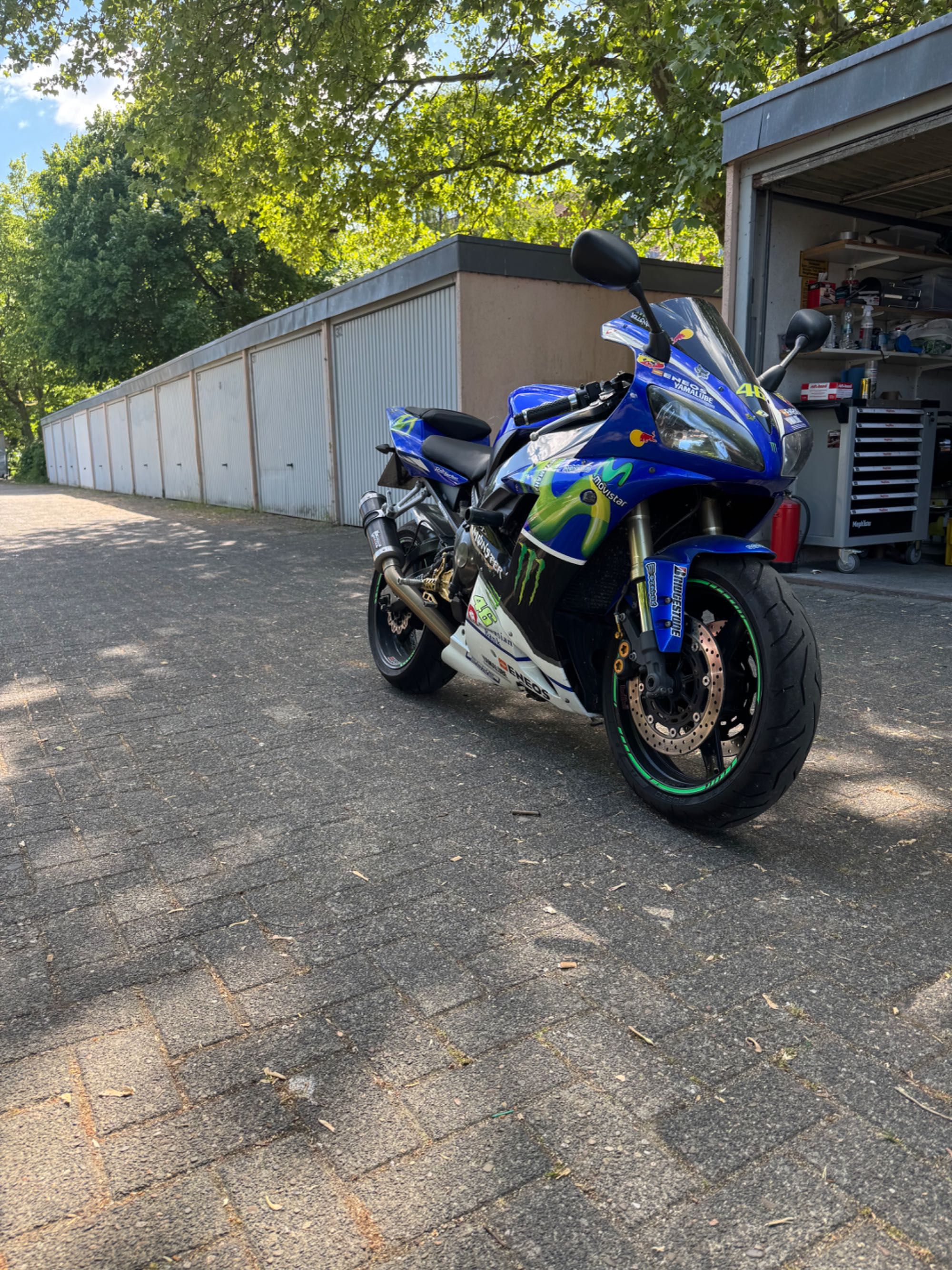 Yamaha R1 2003, 1000cc, внос Германия, спортно гърне