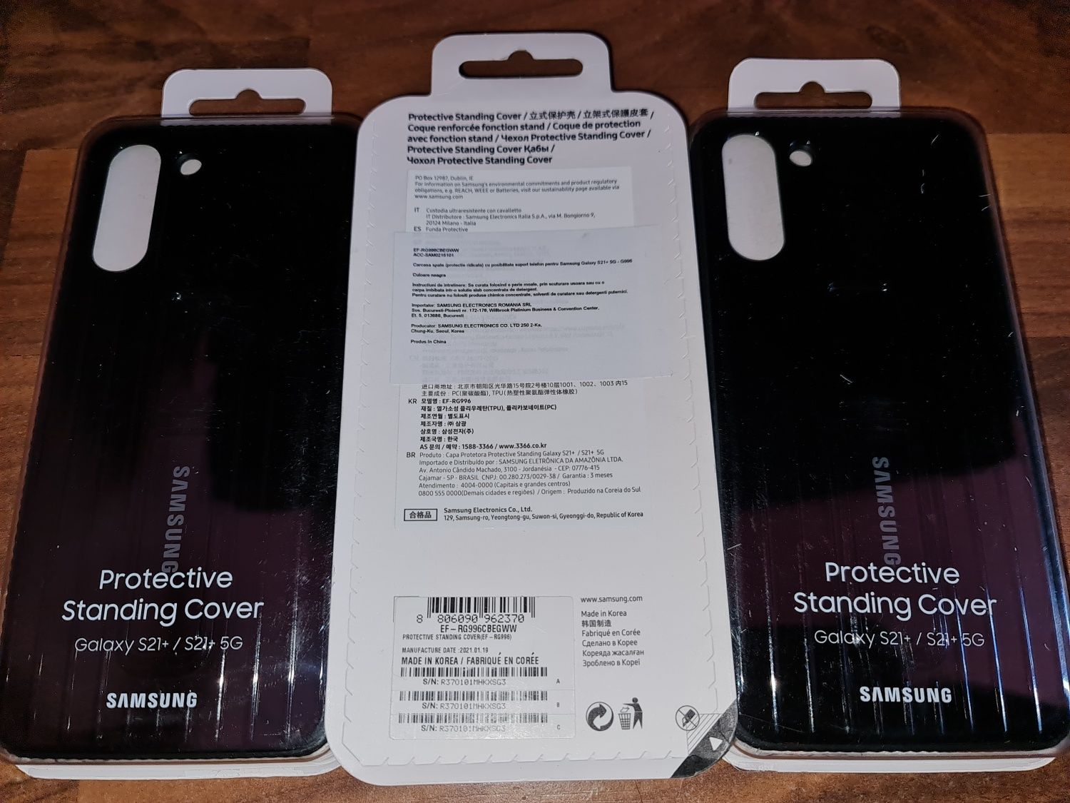 Husa antisoc originala Samsung Protective Standing Cover S21+ S21 Plus