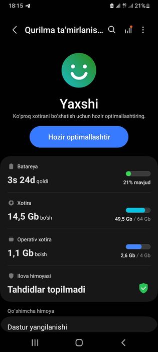 Samsung a 12  4ga 64tali 1ta atpechatka ishlamidi
