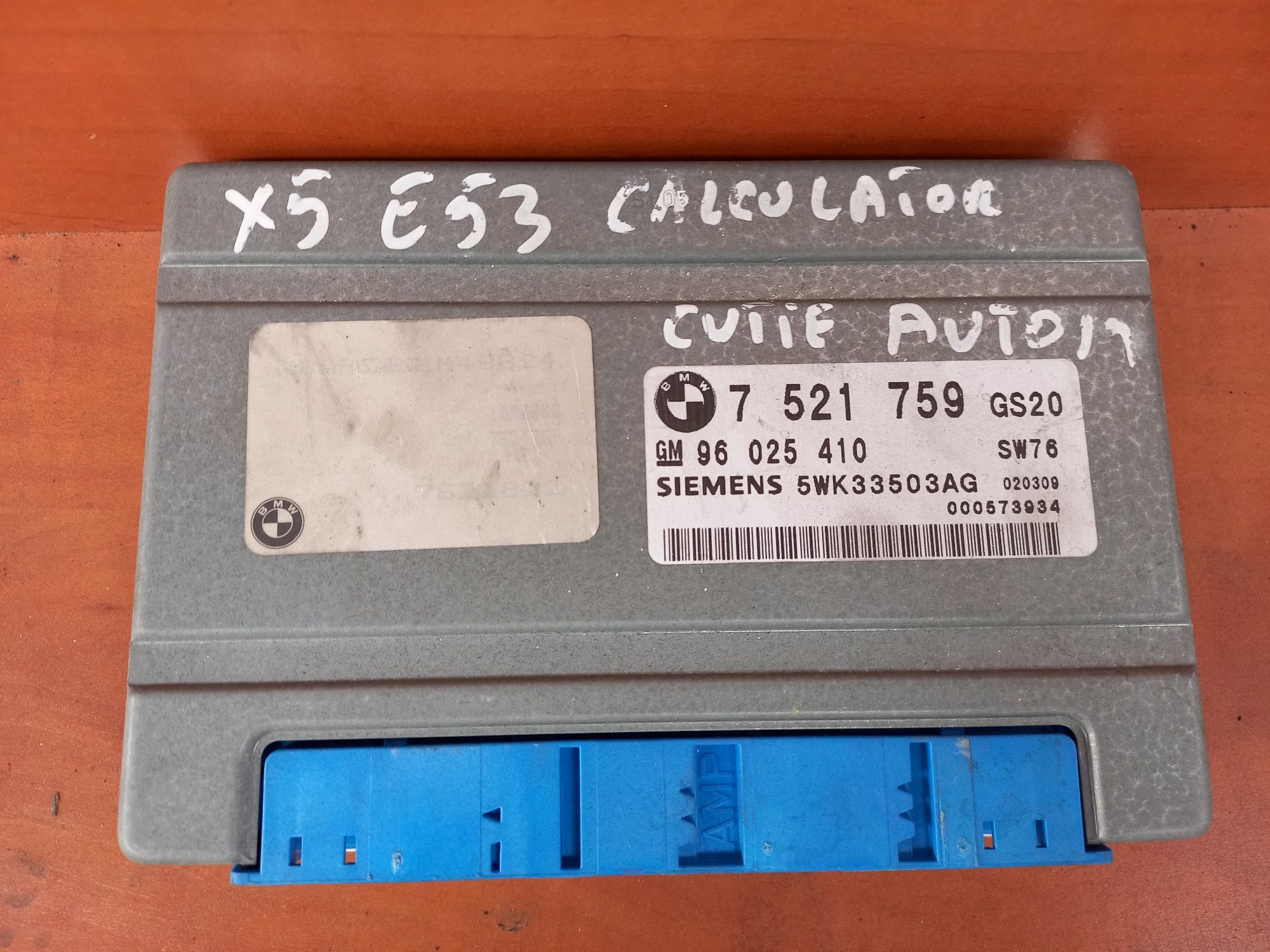 Calculator cutie viteze automată bmw x5 e53 motor 3.0 benzină