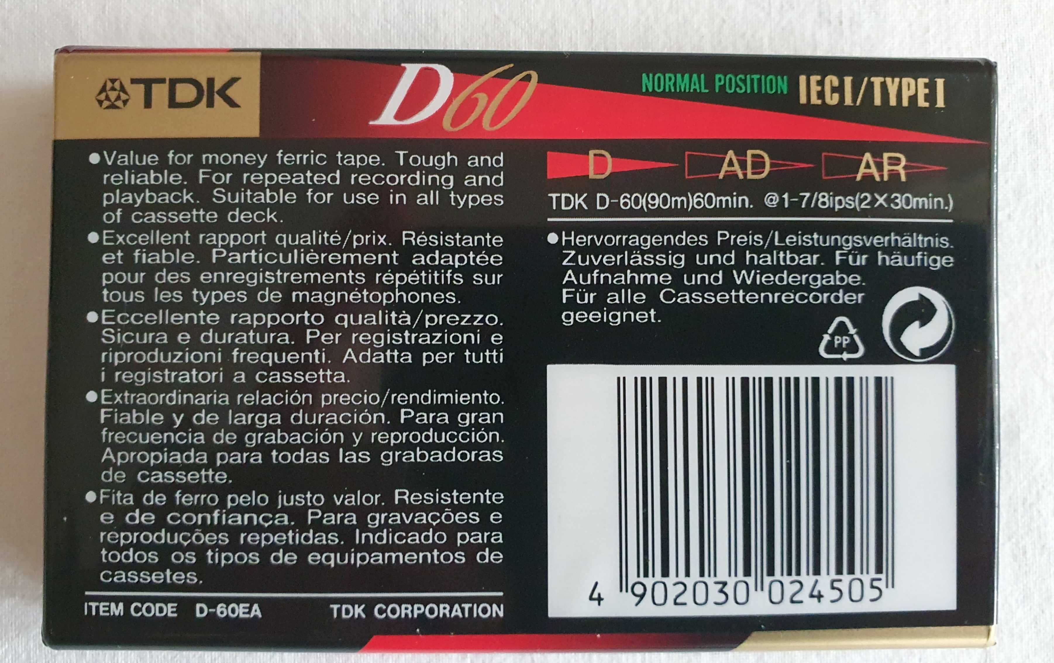 Нови аудио касети TDK SA,  Sony, BASF Chromdioxid