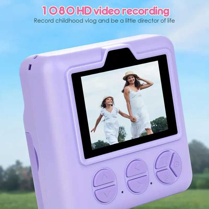 Детски фотоапарат с дисплей за моментни снимки Принтер камера 7 вида