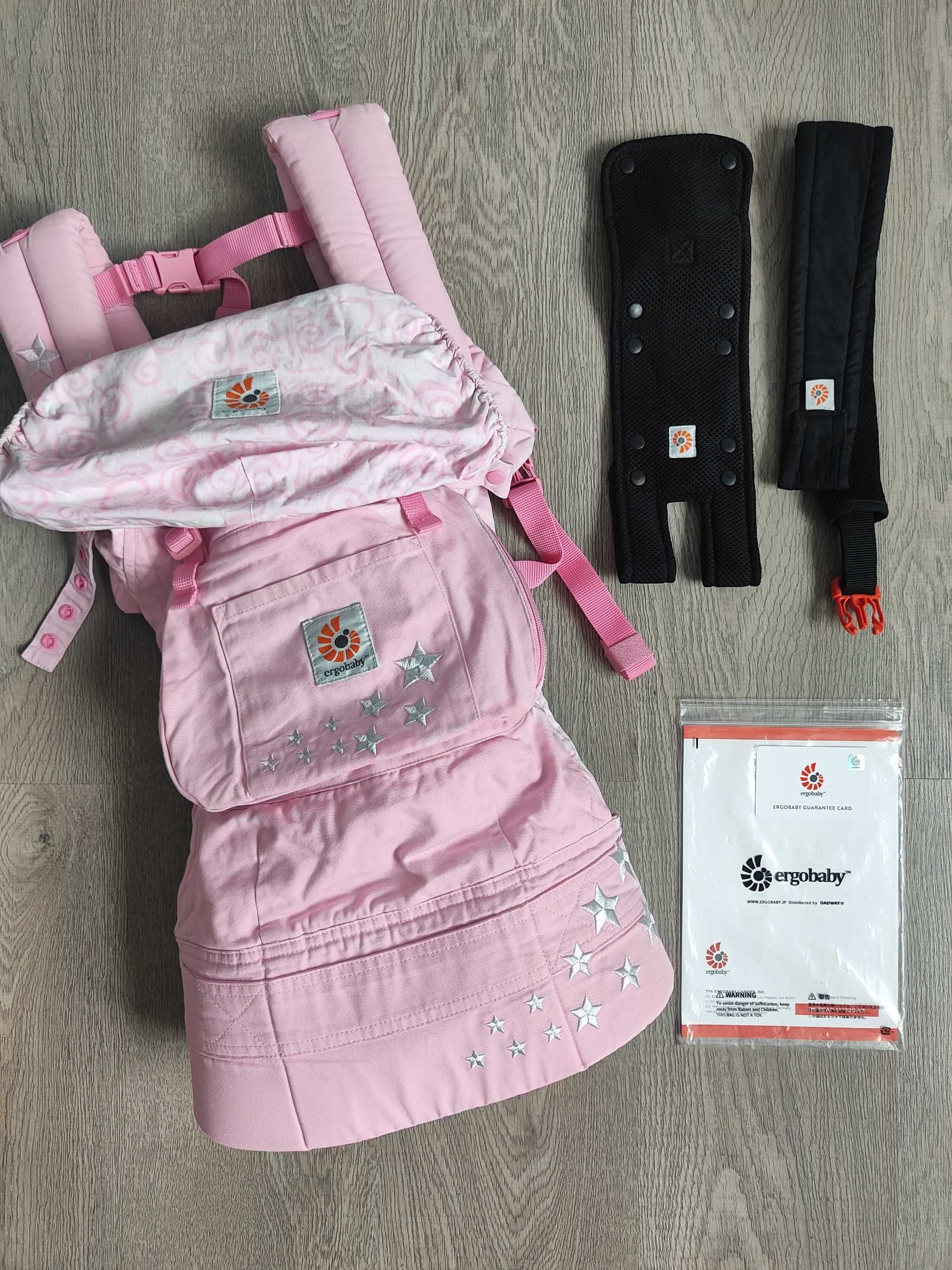 Эргорюкзак Ergobaby Original Galaxy Pink + вкладыш Ergobaby