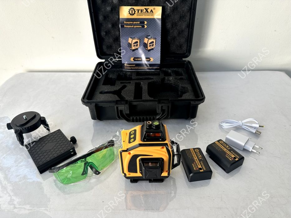 Бепул доставка лазерный уровень лазер оригинал TEXA 4D 360⁰ новый