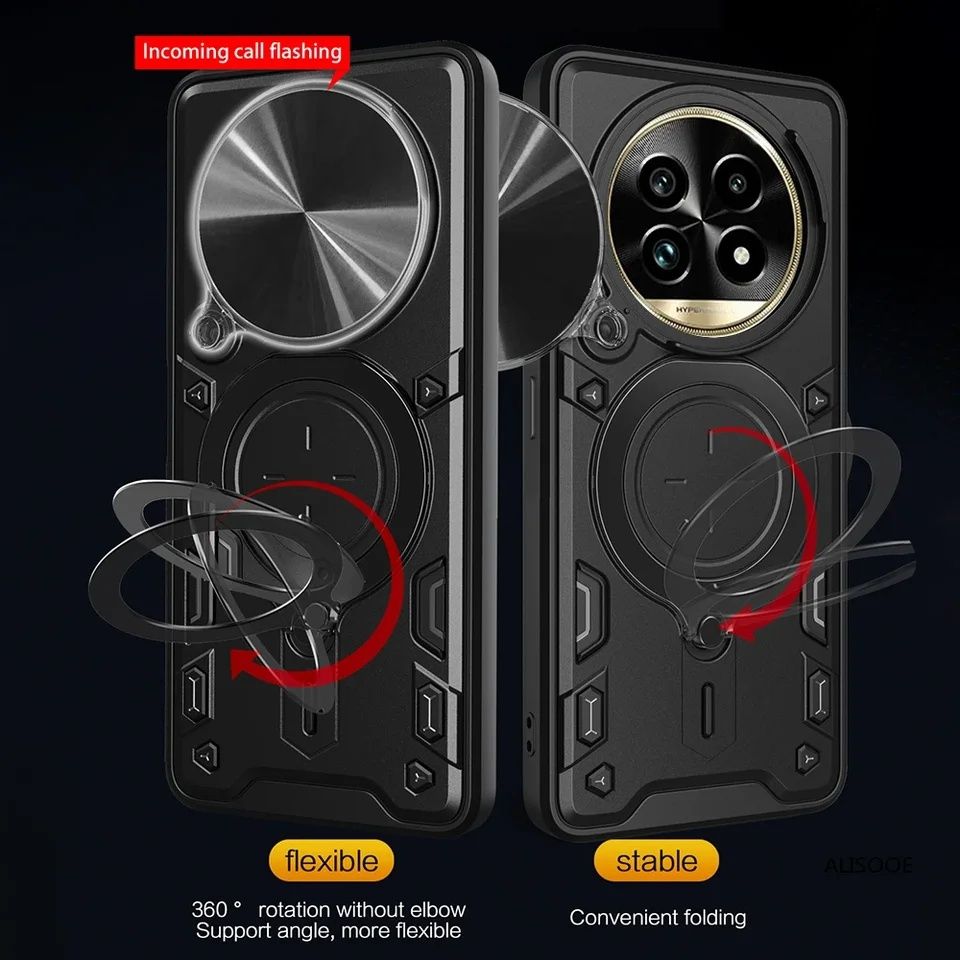 Honor Magic 7 Pro / 7 6 Lite / GIANT RING Удароустойчив кейс с пръстен