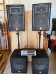 Set boxe JBL JRX + mixer