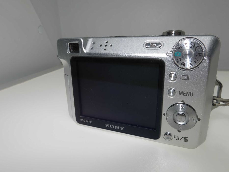 Sony Cybershot W100 компактен цифров фотоапарат ретро дигитална камера