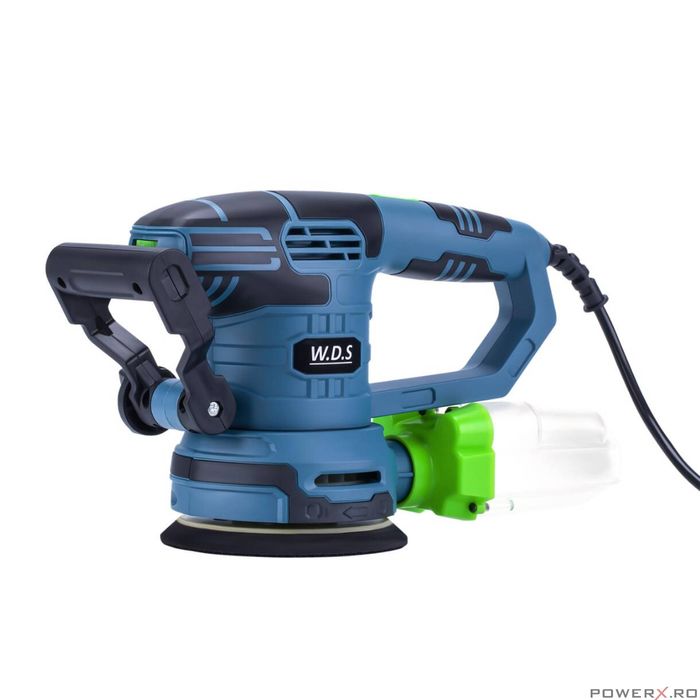 Slefuitor excentric, 1300W, orbital cu sistem de aspirare, permite